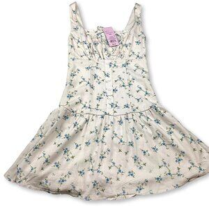 Women's Emma Mini Babydoll Dress - Wild Fable™ White Floral XXS